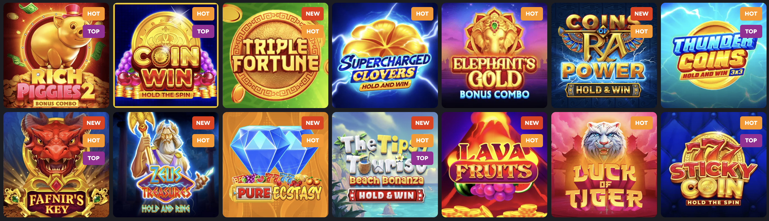 Jackpot Games in 1Red Casino