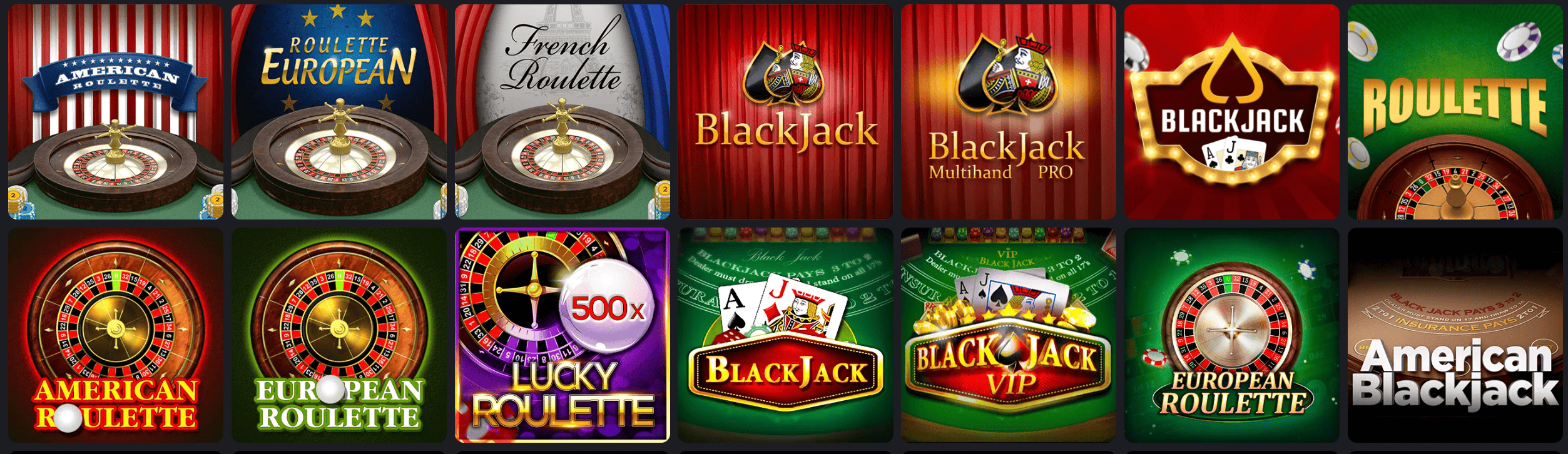 Table Games in 1Red